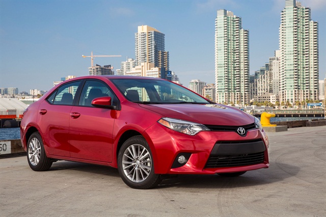 Toyota corolla s standard features