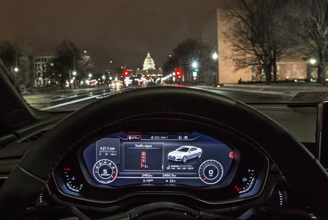 <p><em>Photo of Traffic Light Information system courtesy of Audi.</em></p>