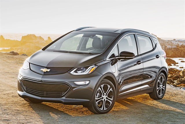 <p><em>Photo of 2018 Chevrolet Bolt EV courtesy of GM.</em></p>