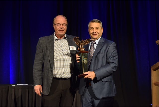 <p><em>Tom Caruso, EVP for KAR Auction Services was honored with the Remarketer of the Year Award for 2018.</em></p>