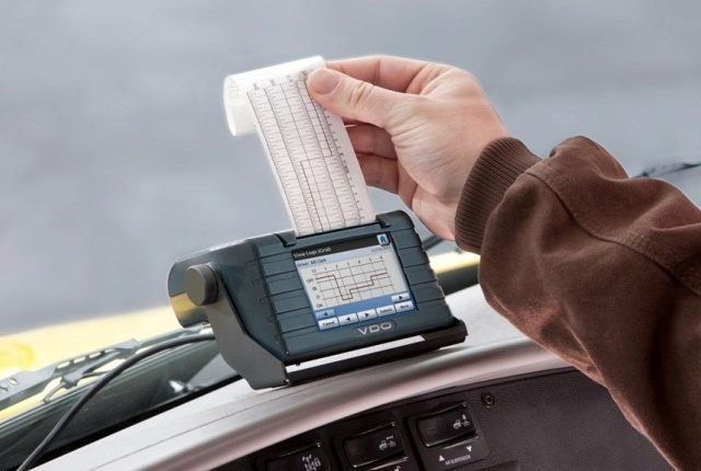 <p><strong>Printing is one of several ways e-logs can be presented to enforcement officials during roadside inspections.</strong><em> Photo: Continental VDO</em></p>