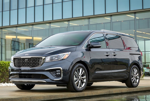 <p><em>Photo of 2019 Sedona minivan courtesy of Kia.</em></p>