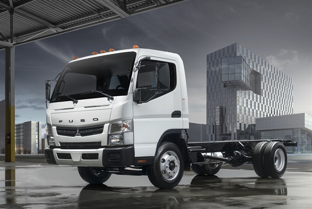 <p><em>Photo of gasoline-powered FE Canter courtesy of Mitsubishi Fuso.</em></p>