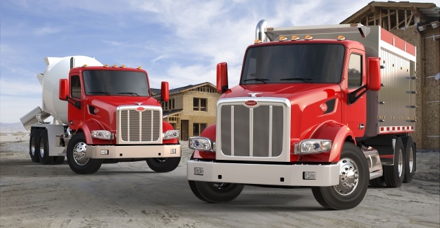 <p>Photo of the Model 567 lineup courtesy of Peterbilt Motor Company.</p>