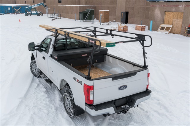 <p><strong>Weather Guard's Steel Truck Rack is designed for easy installation and can secure loads of up to 1,000 pounds.</strong> <em>Photo: Weather Guard</em></p>