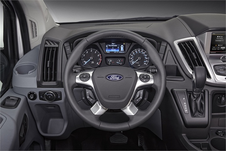 Navigation is optional on the Transit. - 2015 Ford Transit Full-Size ...